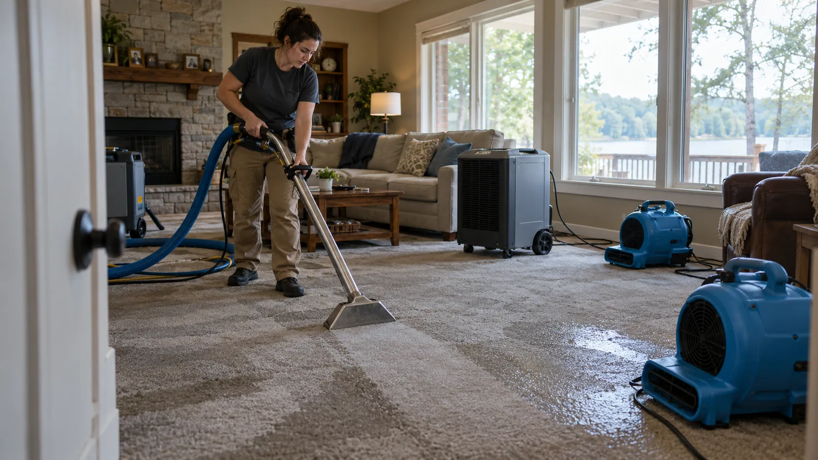 Water Extraction & Structural Drying in Lansing, MI